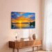 Sunset in Oban, Scotland 1970s - Canvas Print