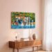 Orcas & Dolphins at SeaWorld, Orlando 1980s - Canvas Print