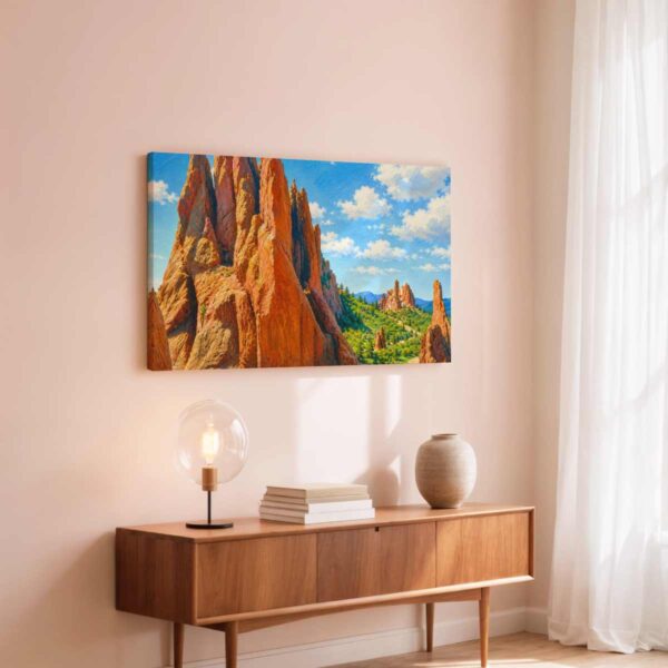 20260519003400-1f1531a6-dfd8-6d24-be15-829a0c9c57be.jpg Garden of the Gods, Colorado Springs 1960s - Canvas Print