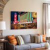Fremont Street, Las Vegas 1960s - Canvas Print