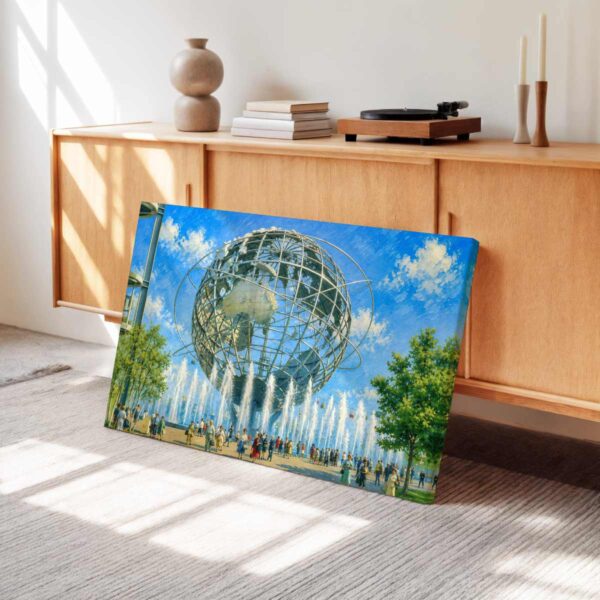 20260519205410-1f153c4e-24d8-644a-bb4d-16f98a8e5d72.jpg Unisphere and Fountains, New York World’s Fair 1964 – Canvas Print