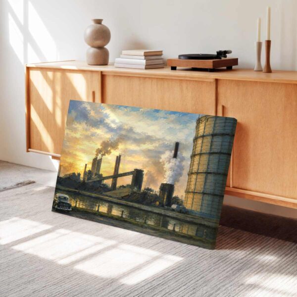 Ford Rouge Factory, Detroit 1950s – Canvas Print