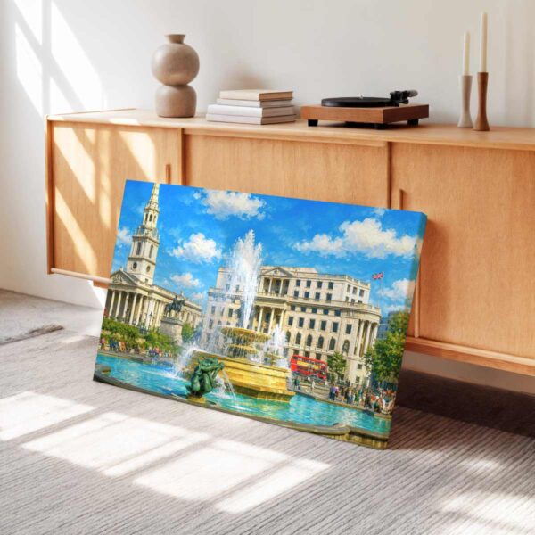 20260523152511-1f156bb9-6a94-68cc-a7d0-6ec510d35c2c.jpg Trafalgar Square Fountains, London 1960s – Canvas Print