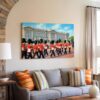 20260523224618-1f156f93-6286-6ce2-9747-467ba4ce7d29-1.jpg Foot Guards Marching at Buckingham Palace, London 1960s – Canvas Print