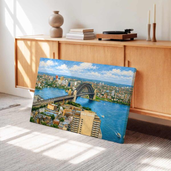 20260527021920-1f159727-80e0-67cc-b395-1e9263950d9f.jpg Sydney Harbour Bridge, Sydney, Australia 1970s - Canvas Print