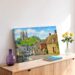 Corfe Castle Village, Dorset 1960s – Canvas Print
