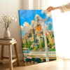 Matterhorn and Skyway, Disneyland, California 1970s - Canvas Print