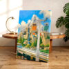 Matterhorn and Skyway, Disneyland, California 1970s - Canvas Print