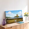 Castle Stalker on Loch Laich, Scotland 1970s – Canvas Print
