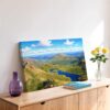 Llyn Llydaw and Snowdonia Mountains, Wales 1980s – Canvas Print