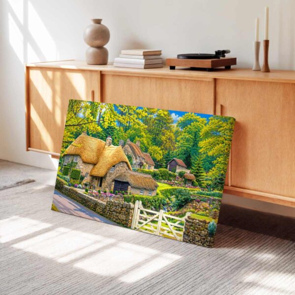 20260613023545-1f166d09-45a7-692c-8ae0-5601eaa66e4b.jpg Thatched Cottage in Buckland in the Moor, Devon 1970s – Canvas Print
