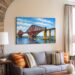 Forth Bridge, Scotland 1960s – Canvas Print