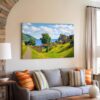 Urquhart Castle on Loch Ness, Scotland 1970s – Canvas Print