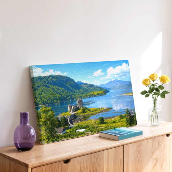 20260613234003-1f167813-2939-6956-857c-7ac6061e418d.jpg Eilean Donan Castle, Loch Duich, Scotland 1970s – Canvas Print