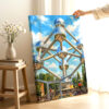 Expo 58 Atomium and Chairlift, Brussels, Belgium 1958 - Canvas Print