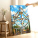Expo 58 Atomium and Chairlift, Brussels, Belgium 1958 - Canvas Print