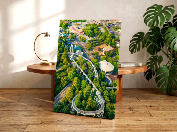 The Great American Revolution, Magic Mountain, California 1970s - Canvas Print