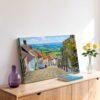 Gold Hill, Shaftesbury, Dorset, England 1970s - Canvas Print