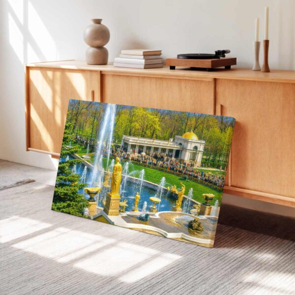Peterhof Palace, St. Petersburg, Russia 1970s - Canvas Print