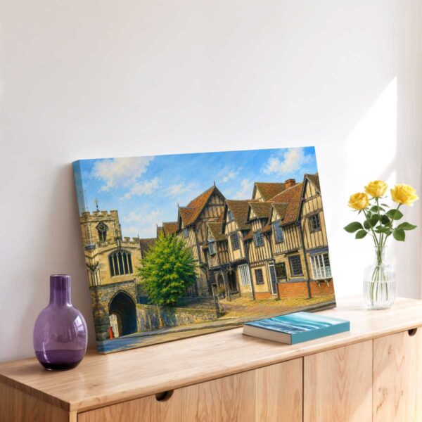 20260614012051-1f1678f4-8530-6868-a798-46076570587d.jpg Lord Leycester Hospital, Warwick, England 1970s - Canvas Print