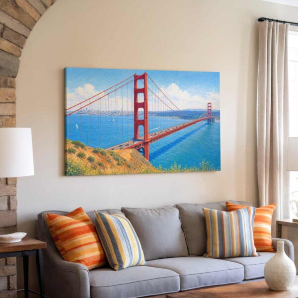 20260614104600-1f167de3-b968-684e-89d0-da329a17c850.jpg Golden Gate Bridge, San Francisco, California 1970s - Canvas Print