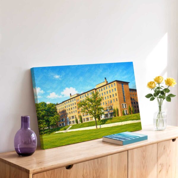 Alice Lloyd Hall, University of Michigan, Ann Arbor 1950s - Canvas Print