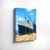 20260614172413-1f16815d-d08b-6e22-98c0-52833be8a0af.jpg RMS Queen Mary, Southampton, England 1950s - Canvas Print