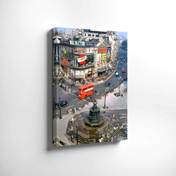 20260621175136-1f16d99d-919c-6836-863b-3a05cb4f7e1e.jpg Piccadilly Circus and London Pavilion, London 1960s - Canvas Print