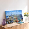 View from The Monument to St Paul’s Cathedral, London 1950s - Canvas Print