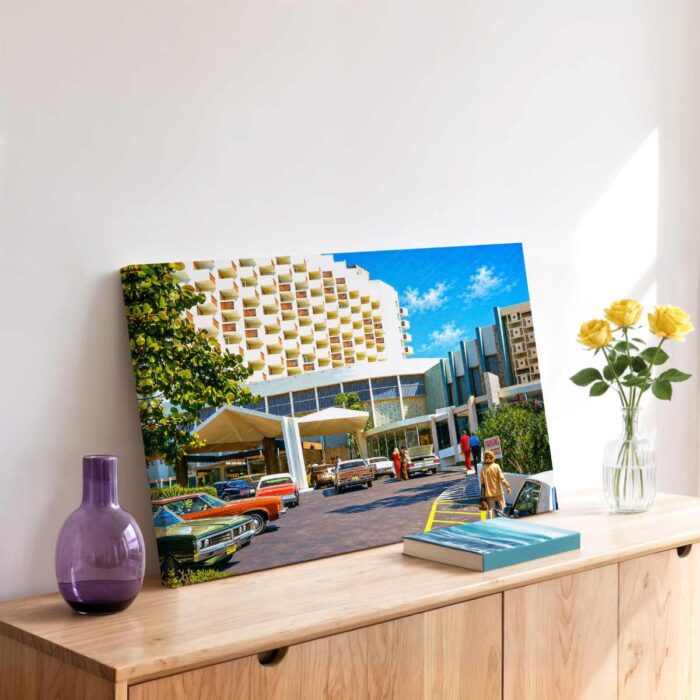 Americana Hotel, Bal Harbour, Florida 1974 - Canvas Print