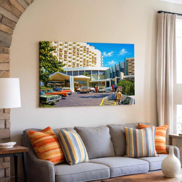 20260623230500-1f16f57f-5f90-63da-810b-9a350f698da0.jpg Americana Hotel, Bal Harbour, Florida 1974 - Canvas Print