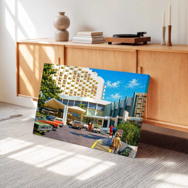 20260623230501-1f16f57f-675a-6dea-9cdc-62a873fc33b7.jpg Americana Hotel, Bal Harbour, Florida 1974 - Canvas Print