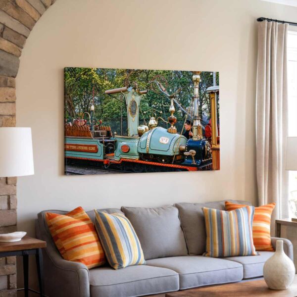 Far Tottering and Oyster Creek Railway, Battersea Park 1951 - Canvas Print