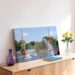 Fountain Lake and Giant Fern House, Festival of Britain, London 1951 - Canvas Print