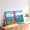 Golden Gate Bridge, San Francisco, California 1970s - Canvas Print Golden Gate Bridge, San Francisco, California 1970s - Canvas Print