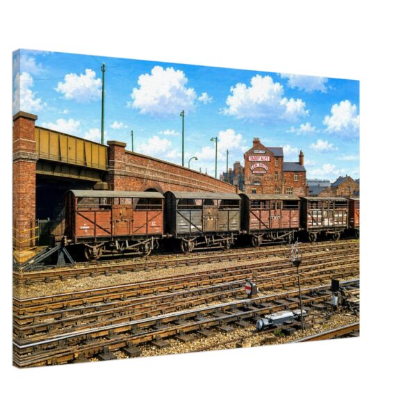 North Bridge Road, Doncaster, England 1950s - Canvas Print 00c14b4a-7eb1-470a-b252-b9898162cc2b