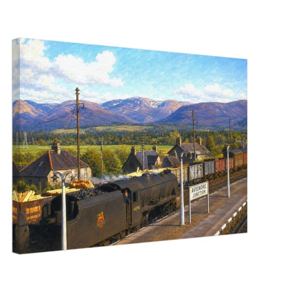 Aviemore Junction, Scotland 1950s - Canvas Print 0236b31f-350f-474a-a850-57946347dd1c