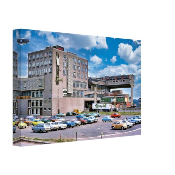 Cumbernauld Town Centre, Scotland 1970s - Canvas Print 04975a5e-4424-457d-bbe5-86b831340ed2