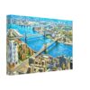 View from the Twin Towers, New York City 1970s – Canvas Print 057f707c-d1f8-4130-8fed-0015738ea4d9