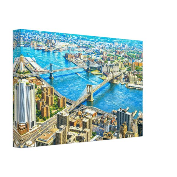 View from the Twin Towers, New York City 1970s – Canvas Print 057f707c-d1f8-4130-8fed-0015738ea4d9