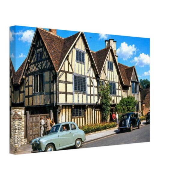 Hall's Croft, Stratford-upon-Avon 1950s - Canvas Print 07762538-cb16-48b1-98e6-ccc4fb4d4505
