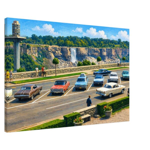 American Falls Dewatered, Niagara Falls 1969 - Canvas Print 0842d80d-630c-4647-962e-31456afaffd7