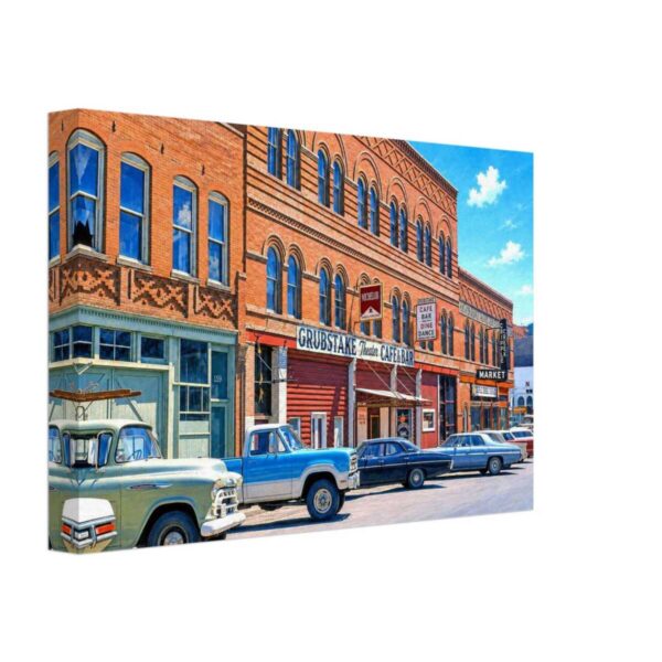 Grubstake Theater, Cripple Creek, Colorado 1970s - Canvas Print 0a2ac829-9861-4255-8509-8f1b74fe7ad6