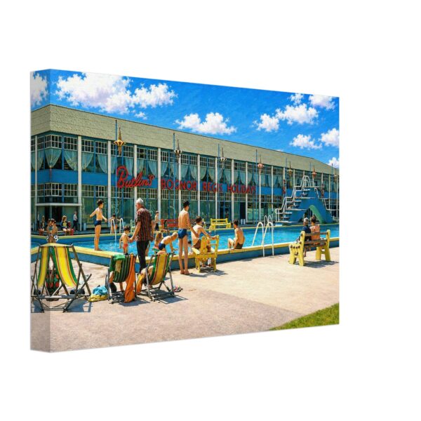 Butlin's Holiday Camp, Bognor Regis 1960s - Canvas Print 0ab8285d-97df-4a98-998b-dda2489ac35b
