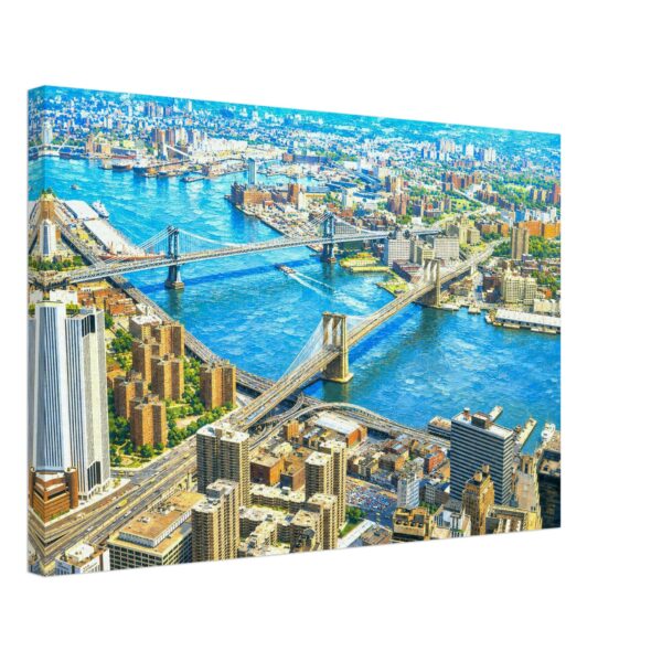 View from the Twin Towers, New York City 1970s – Canvas Print 0b124e21-3e5f-47e4-b3b2-5b83f68af3ad