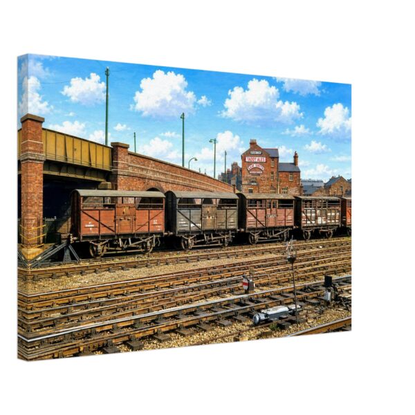 North Bridge Road, Doncaster, England 1950s - Canvas Print 0ca9bf5c-45f0-4b91-964f-af5d8cc57df7