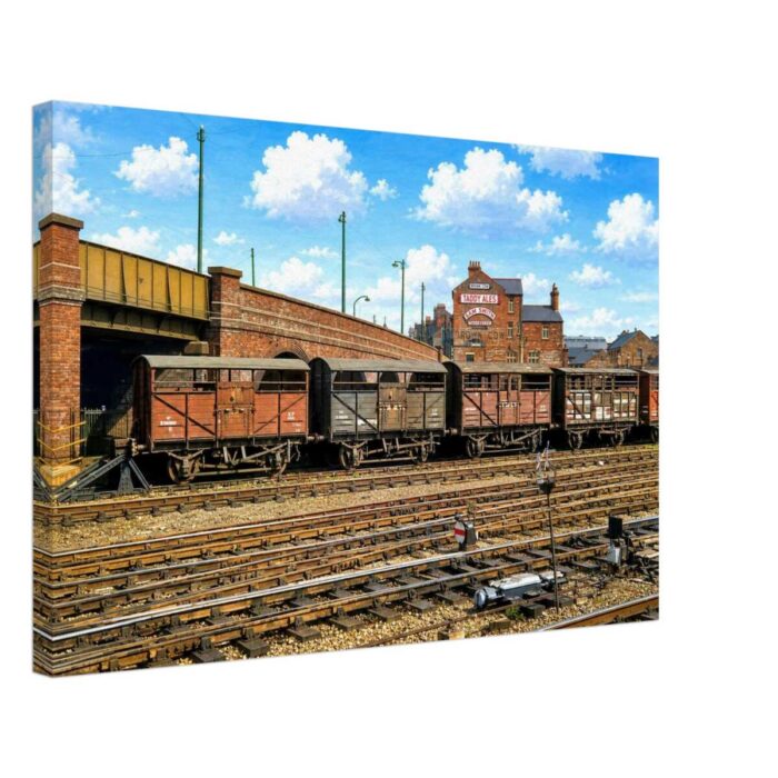 North Bridge Road, Doncaster, England 1950s - Canvas Print 0ca9bf5c-45f0-4b91-964f-af5d8cc57df7