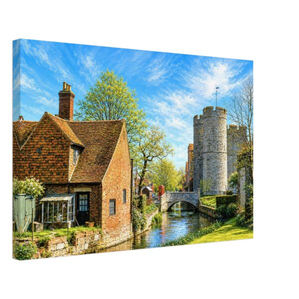 Westgate, Canterbury, Kent 1950s – Canvas Print 0d102f42-9c15-46fd-9d25-92adeb138cc3