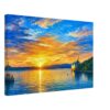 Sunset in Oban, Scotland 1970s - Canvas Print 0db6808b-7beb-4a58-83a3-7b637941983f