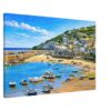 Mousehole Harbour, Cornwall, England 1970s - Canvas Print 0e0b03a5-b57b-4d8c-9148-4eb14b3875df